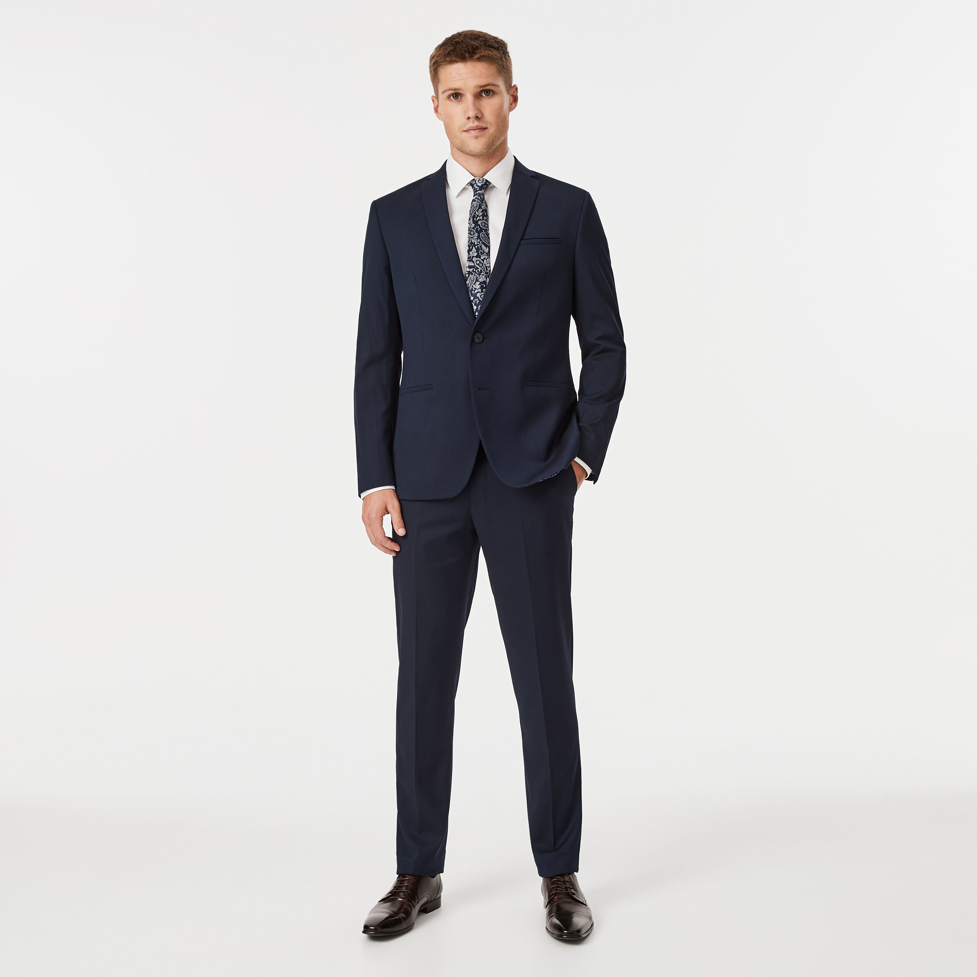 Dark navy suits deals